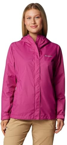 Columbia Women's Arcadia Ii Jacket Shell, Wild Fuchsia, 2X