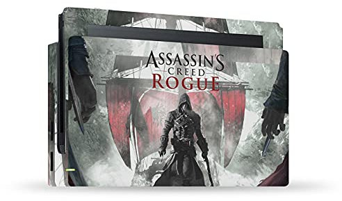 Head Case Designs Offizielle Zugelassen Assassin's Creed Spielcover Boesartig Schluessel Kunst Vinyl Haut Gaming Aufkleber Abziehbild Abdeckung kompatibel mit Nintendo Switch Console & Dock
