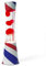 FISURA - Lavalampe Friseurladen.Friseurladen gestempelter Sockel, transparent Flüssigkeit und rote Lava. Lavalampe mit Ersatzbirne.11 x 11 x 39,5