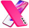 NALIA Neon Cover compatibile con Samsung Galaxy S21 FE Custodia, Sottile Morbido Silicone Copertura Protettiva Antiurto & Antiscivolo, Case Skin Resistente Telefono Cellulare Gomma, Colore:Pink