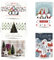 Weihnachtskarten Klappkarten Set mit Briefumschlag. Format 17x12 cm (nicht das kleinere A6 Format) (10 Stück)