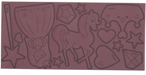 ergobag 00749-40019-10 (10pcs) Reflexie-Sticker Set Princess Aufkleber, bunt