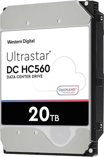 WD Ultrastar DC HC560 - Hard Drive - 20 TB - Internal - 3.5 (8.9 cm) - SAS 12Gb/s - 7200 RPM - Buffer: 512 MB