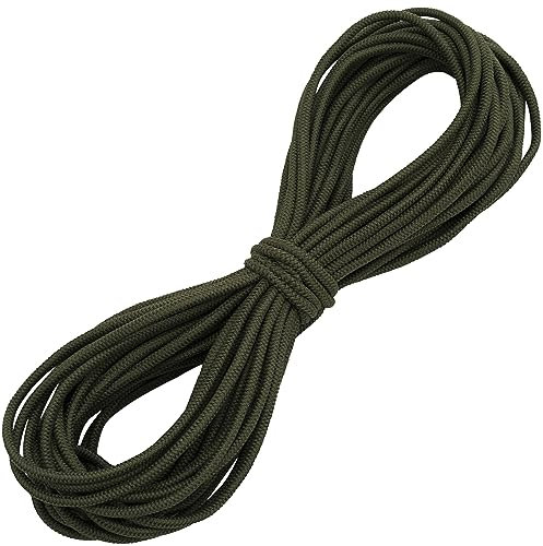 Aerzetix - C67259 - Elastico Decorativo Rotondo 5 Metri - Diametro 3mm - Colore Verde Oliva