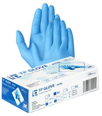 Gedikum 200x Einweghandschuhe Nitrilhandschuhe puderfrei Untersuchungshandschuhe EN455 EN374 latexfrei Einmalhandschuhe Handschuhe in Gr. S, M, L & XL verfügbar (Schwarz, XL)