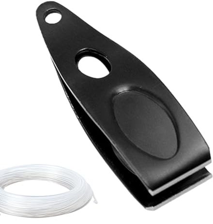 Veeteah Fliegenschnür-Knipser, Outdoor-Angelschnür-Trimmer | Ergonomische Angelschere,Leichter Fliegenschnürschneider mit komfortablem Griff zum Süß- und Salzwasserangeln