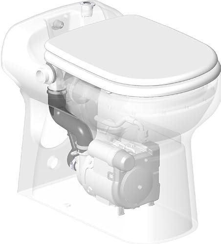 WC completo con tritatutto incorporato per cantina, Sanicompact C-43 SFA Eco+