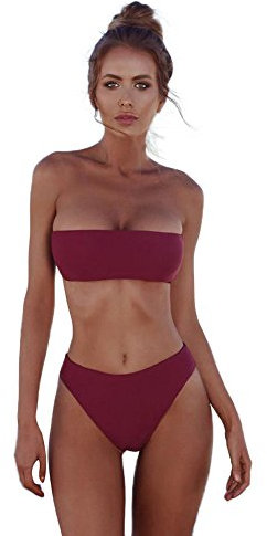 WILLBEST Pole Dance Outfit Dessous sexy Set sexy Kleid Damen Bikini meerjungfrauenflosse Badeanzug Hosen Damen high Waist Bikini Damen Push up Bikini schwarz sommeroutfitdamen bügel Tankini obe