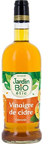 Vinaigre de Cidre Bio 75 cl: Pressé Pur, Certifié Bio, Saveur Authentique - Jardin Bio Étic - Le Lot De 3