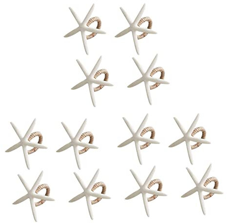 Janasiba Set mit 12 Stück, Serviettenring Marine für Tische, Hochzeit, Geburtstag, Bankett, Weihnachten