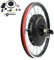 DAOHHFO 20 Zoll Elektrofahrrad Hinterrad Umbausatz, 48V 1000 E-Bike Conversion Kit Ebike Umbausatz mit LCD Display、Abnehmbarer Bremshebel (V-Brake, Scheibenbremse)、Aufbewahrungstasche
