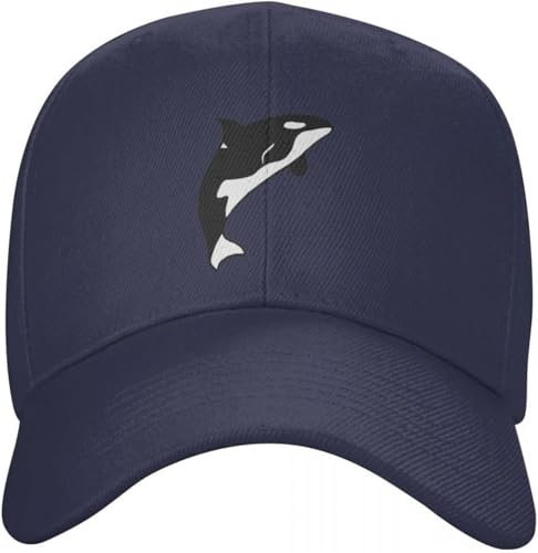 RYVOWETP Baseballmütze Snapback Sonnenhut I Love Orcas Orca Wale Liebhaber Baseball Cap Cosplay Neu in Hut Mann Caps Herren Tennis Damen Geschenk