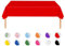MORAINJAY Mantel de fiesta, mantel rojo para cumpleaños, 137 x 274 cm, mantel de fiesta, decoración de mesa de color sólido para fiestas, bodas, picnics, suministros de fiesta rojos para 16 invitados