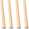 Lot de 4 pieds de meubles en bois massif pour armoires, tables, chaises - 60 cm de hauteur