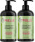 Mielle Rosmarin-Minz-Shampoo, angereichert mit Biotin, reinigt und stärkt schwaches und sprödes Haar, 340 ml, 2 Stück