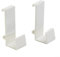 Non Drill Double Roller Blind Clamp Carrier for Sash Doors, 17mm Bracket for Simple Setup (2pcs)