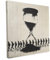 Banksy Motive - Wandbild auf Leinwand – Keilrahmen bedruckt - matter Kunstdruck – Graffiti – Street Art – 2cm Holzrahmen - Im Sanduhrwerk, Quadratisch (80x80 cm)