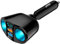 Yesimola Cargador de mechero para Coche, 5 en 1 Cargador Mechero Coche,Doble USB A y PD USB Socket Splitter,12V/24V PD QC 3.0, con Interruptor Voltímetro LED,para 12V/24V Dispositivos de Coche