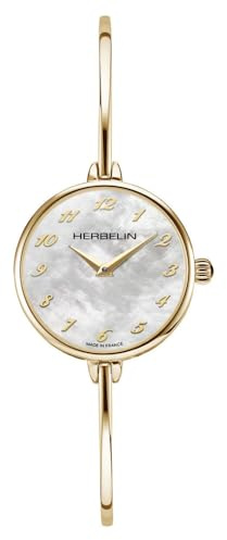 Herbelin Montre Femme fil Acier doré cadran Nacre