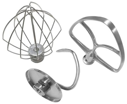 FHAJKTJB Mixer ，Compatible For Kitchenaid 4.5-5 Qt. Tilt-Head Stand Mixers K45B/K5THCB/K5THBS Paddle Assecories