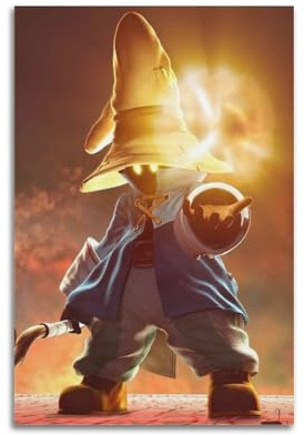 LIHAIXUAN Final Fantasy IX Poster auf Leinwand, ästhetische Bilder, Kunstdrucke für Wanddekoration, 30 x 45 cm, ungerahmter Stil