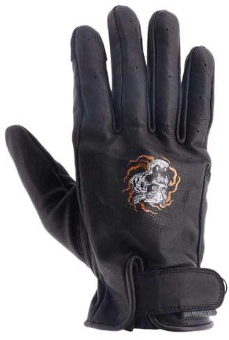 Helstons Tiger Perforated Leather Gloves 13