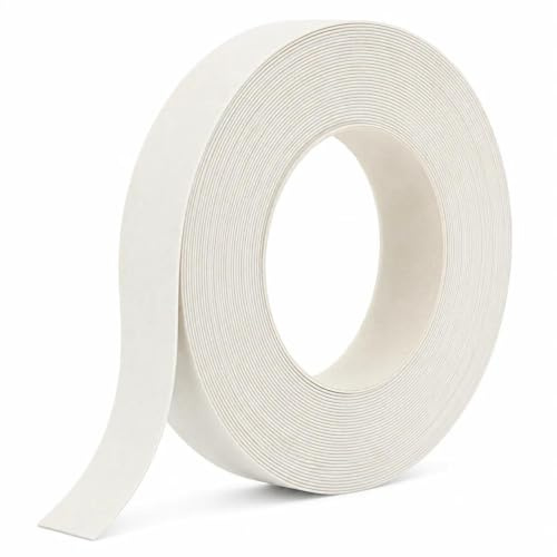 19 mm Kantenumleimer, 8 m weißes Melamin-Heißklebe-Kantenband für Möbel | 8 m langes, 19 mm breites weißes Melamin-Kantenband mit Heißkleber; für Möbel, Schränke, Arbeitsplatten und DIY-Projekte.