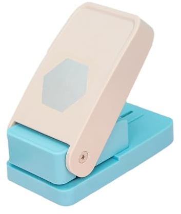 Colcolo Sechseckige Papierstanzform, Locher für, professionelles Werkzeug, Locher, Papierstanzer zum Basteln von Karten, Scrapbook