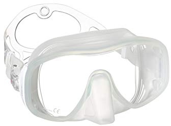 Mares 411056 Silikonmaske Unisex - Erwachsene, hellweiß, Einheitsgröße