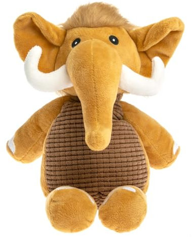 Pelucho - Bouillotte Peluche Mammouth - Bien-Être, Chaleur et Douceur - Micro-Ondable - Grains de Blé et Fleurs de Lavande - Fabriquée en France