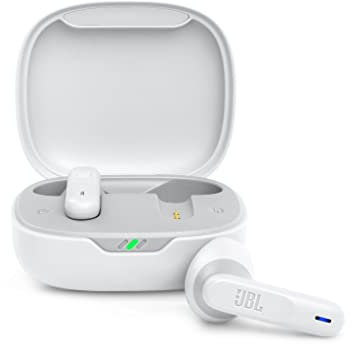 JBL Wave 300 TWS True-Wireless Ecouteurs Bluetooth – Ecouteurs sans fil avec microphone intégré – Jusqu'à 26 heures de musique – Etui de chargement inclus – Blanc