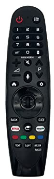 azurano - Mando a Distancia de Repuesto/Magic Remote para LG Smart TV 2018 - AN-MR18BA, AGF79298801 - Función de Voz y ratón - Botones de Netflix y Amazon Video