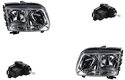 Johns, Scheinwerfer Haupt passend für VW Polo 6N ab 99-01 Satz H7 H1 LR m. Stellmotor
