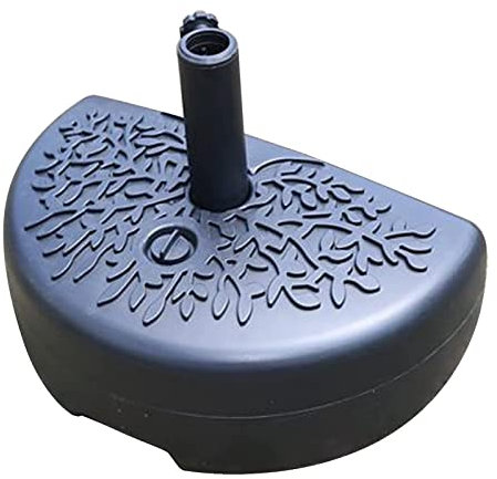 FQMYLTYN Parasol Rectangulaire Petit Parasol de Balcon avec Hauteur Réglable et Inclinable UPF 50+ Parasol Pliable pour Extérieur pour Jardin, Pelouse, Terrasse, Piscine (Color : 18L Umbrella Base)