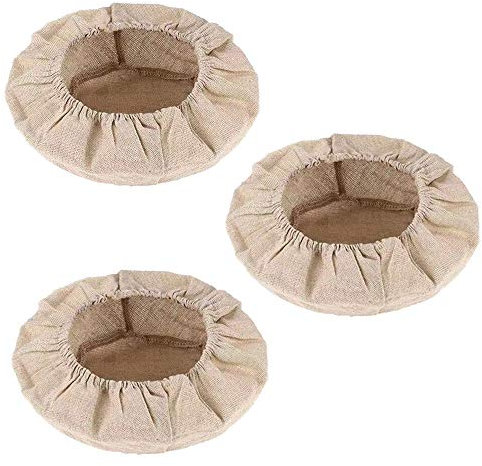 3Pcs Bread Proofing Basket Cloth Liner Linen Liner Cloth Dough Basket Cover for Bakery Home Baking