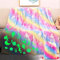 Suyfhdc Glow in the Dark Blanket for Girls, Mermaid Blanket for Girls 4 5 6, Toddler Blankets for Girls,Soft Warm Furry Kids Throw Blanket,Birthday, Christmas, 50x60 Inches