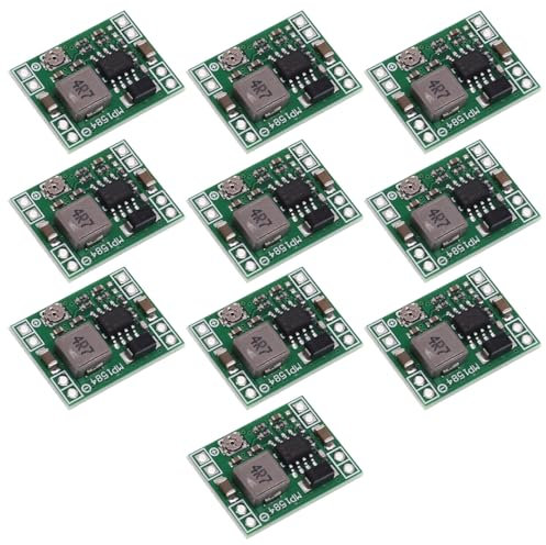 GTIWUNG 10 Stück MP1584EN DC-DC 3A Power Downward Adjustable Module Buck Converter 24V to 12V 9V 5V 3V Arduino, Ultra Kleine DC-DC 4,5-28V bis 0,8-20V Step Down Einstellbar Wandler