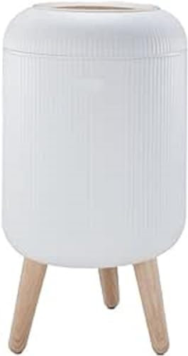 Poubelle sur pied de salle de bain touch 9L LIMO Couleur bois