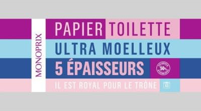 MONOPRIX Mpx papier toilette ultra moelleux 5 plis 6 rlx -