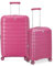 RONCATO B-FLYING Set 2 trolley Medio e Cabina Espandibili 4 Ruote, Rigidi con Chiusura TSA - MAGENTA