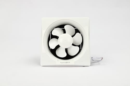 Abluftventilator mit einem Luftstrom von 450m³/h, der für die Belüftung in Küchen, Badezimmern, Dachfenstern und Kellerräumen verwendet wird,Die Farbe ist Weiß und der Ventilator arbeitet leise
