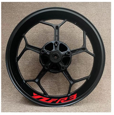 Motorradaufkleber Motorrad Rad Hun Wasserdicht Reflektierende Rand Aufkleber Aufkleber Felge Änderung Schutz Dekoration Mark Für YZF R3 Felgenrandaufkleber(2)