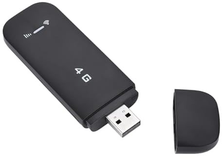 4G LTE USB Modem Stick, 150Mbps, Micro SIM, Portable | USB powered travel use, 2.4G 802.11b/g/n, supports up to 10 users, WPA WPA2 security, Mac