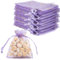 50PCS Sachet Organza,8×10cm/3.14×3.93inch Pochette Bijoux,Sachet Lavande Vide,Tulle Dragées,Sachet Dragees,Sachet Lavande,Sachet Lavande Vide,Sachet Pour Lavande Vide,Sachets En Organza Cadeau