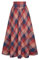 Weihnachten Mittelalter Rock Rockabilly Swing mit Taschen Winter Plaid Skirt Rot Plaid S