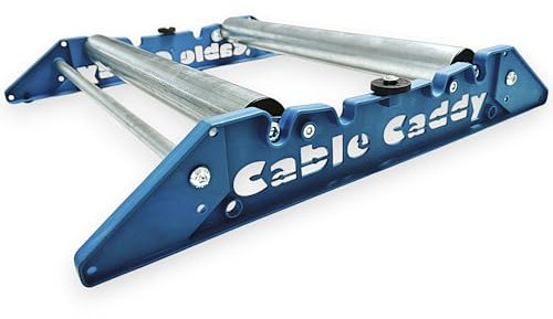 Kabelabroller, Kabelabwickler Cable Caddy Plus 510 - einstellbare Tragrollen