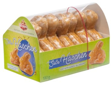 Wicklein Oster Creationen Süße Häschen Osterhasen glasiert 190g