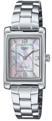 Casio Orologi Generale Lineup Donna Cinturino in acciaio inox One-touch tri-fold clasp-LTP-1234DS-4ADF