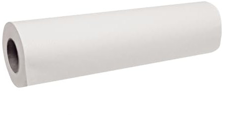 9 Stück Hygostar Ärztekrepp auf Rolle | PE-beschichtet, weiß, L: 50m, B: 55cm, Karton, Hygienische Abdeckung, Ärztekrepp auf Rolle, Liegenabdeckung