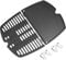 GFTIME 6558 - Piastra in ghisa 7644, Ricambio per Barbecue Weber Q100, Q120, Q140, Q1000, Q1200, Q1400, 32,3 x 21,6 cm, Piastra in ghisa e griglia per Weber Q100, Serie Q1000